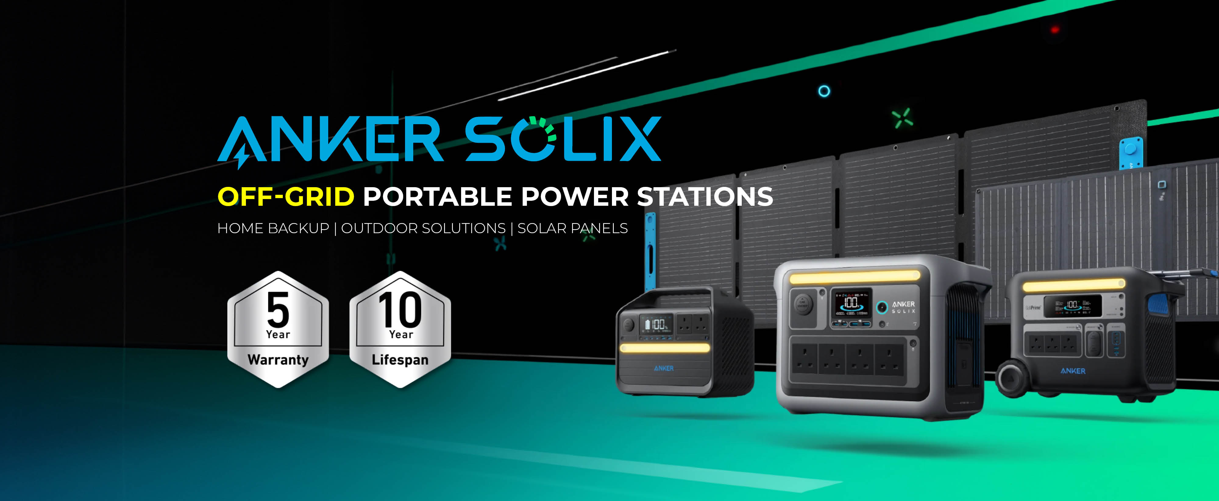 Anker Solix Off Grid Portable Power Stations
